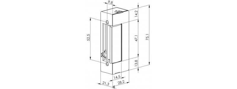 Elektrischer Türöffner - D-45.ND Tagesentriegelung E-Öffner Summer 6V - 12V